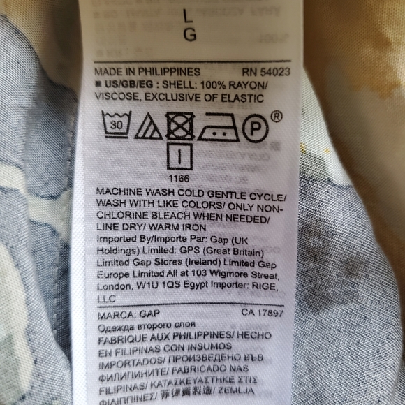 GAP Fit and Flare Sundress Size Large - Picture 5 of 7